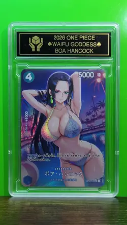 BOA HANCOCK Waifu Goddess Prismatic Refractor Card CUSTOM MADE Black Label - Image 5
