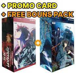 Solo leveling collection card Vol 1 + Vol 2 Booster Box Korean - Image 1