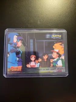 Pokemon Topps The Tempest A Bad Omen #15 Mewtwo Strikes Back Holo Foil - Image 4