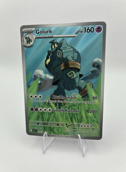 Golurk Full Art, Pokemon Near Mint, Black Bolt, Illustration Rare, 123/86 - Image 2