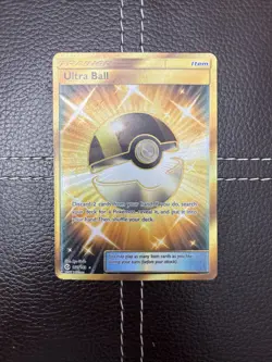 Pokemon TCG - Ultra Ball - 161/149 - Sun & Moon Base Set - HP Secret Rare (2017) - Image 1