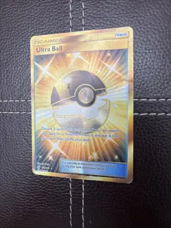 Pokemon TCG - Ultra Ball - 161/149 - Sun & Moon Base Set - HP Secret Rare (2017) - Image 2