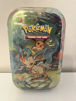 Pokemon TCG Prismatic Evolutions Leafeon Mini Tin - Brand New & Factory Sealed ✅ - Image 1