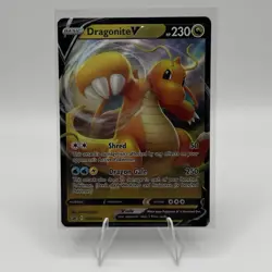 Pokemon Dragonite V SWSH154 Black Star Promo Holo Ultra Rare NM - Image 1