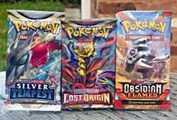 POKEMON TCG STACKING TIN 2024 Q1 X3 ART SET PSYCHIC METAL DRAGON TYPE *SEALED* - Image 2