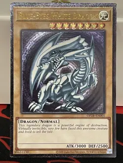 Blue-Eyes White Dragon - OP28-EN001 - Ultimate Rare - NM/VLP - Image 1
