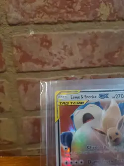 Pokemon TCG Eevee Snorlax GX Team Up Holo Ultra Rare Card 120/181 - Image 2