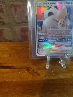 Pokemon TCG Eevee Snorlax GX Team Up Holo Ultra Rare Card 120/181 - Image 4