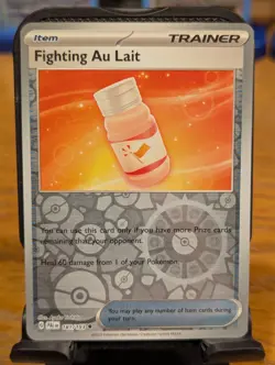 Pokemon TCG Paldea Evolved Fighting Au Lait Reverse Holo 181/193 - Image 1