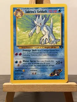 Pokemon TCG Sabrina's Golduck Gym Challenge, Regular Rare Card 30/132 - Image 1