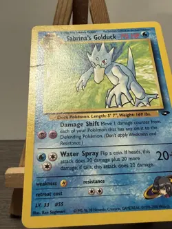 Pokemon TCG Sabrina's Golduck Gym Challenge, Regular Rare Card 30/132 - Image 3