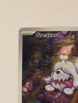Pokemon TCG Greavard Scarlet & Violet Base Set Holo Card 214/198 Illustration LP - Image 2