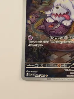 Pokemon TCG Greavard Scarlet & Violet Base Set Holo Card 214/198 Illustration LP - Image 5