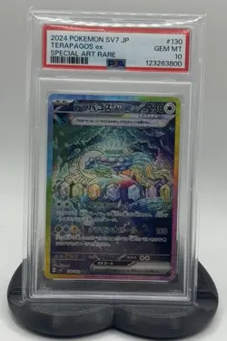 PSA10 Terapagos ex SAR Stellar Miracle SV7 130/102 Japanese Pokemon Card - Image 1