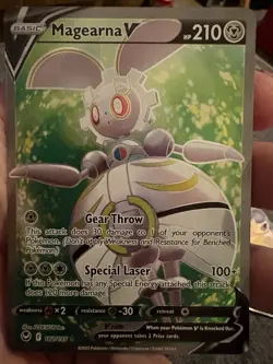 Pokemon V Card Lot - Galarian Zapdos V, Mawile V, Magearna V, Holo - Image 4