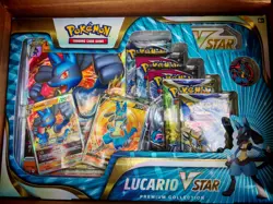 Lucario VSTAR Premium Collection Pack Box Pokemon Cards TCG Brand New and Sealed - Image 1
