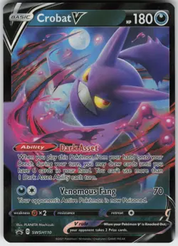 UR - 02 Holo Crobat V - SWSH110 Promo SWSH: Sword & Shield Promo Cards - Image 1