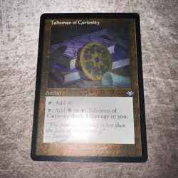 Talisman of Curiosity Retro Etched FOIL - Modern Horizons - MTG Magic - NM - Image 1