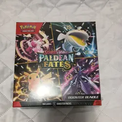 Brand New Pokemon Scarlet &Violet Paldean Fates Booster Bundle Sealed! - Image 1