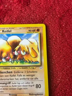 Pokemon Piloswine Keifel #36/64 German Neo Revelation Uncommon 2000 Played - Image 2