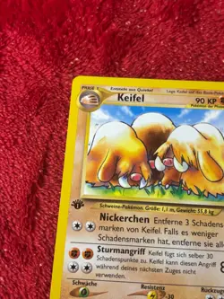 Pokemon Piloswine Keifel #36/64 German Neo Revelation Uncommon 2000 Played - Image 3