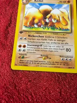 Pokemon Piloswine Keifel #36/64 German Neo Revelation Uncommon 2000 Played - Image 4