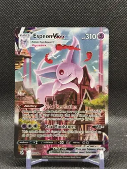 Pokemon Fusion Strike Espeon VMAX 270/264 Full Art Secret Rare - Image 1