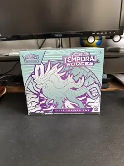 Pokemon TCG: Scarlet & Violet Temporal Forces ETB Elite Trainer Box - New - Image 1
