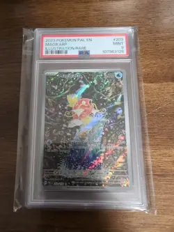 2023 Pokemon Paldea Evolved Magikarp Illustration Rare #203 PSA 9 - Image 1
