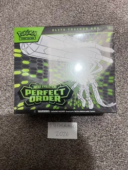 Pokemon TCG: Mega Evolution Perfect Order Elite Trainer Box Sealed In-hand - Image 1