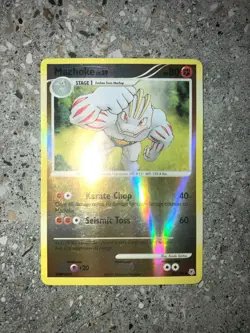 Pokemon TCG Cards Machoke 53/130 Diamond & Pearl Reverse Holo LP - Image 3