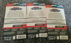 SEALED Pokemon TCG pineco scarlet & violet paradox rift booster pack cards X3 - Image 2