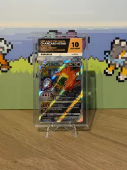 Charizard Vstar SWSH262 Black Star Promo Pokemon TCG ACE 10 - Image 1