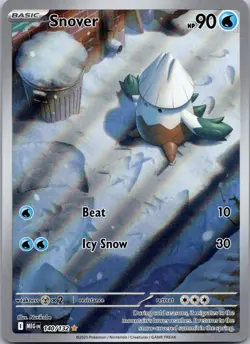 Snover #140/132 (Illustration Rare) ME01: Mega Evolution Pokemon Near Mint (A) - Image 1