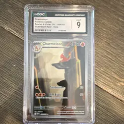 Pokemon TCG Charmeleon CGC 9 Scarlet & Violet 151 169/165 Illustration Rare Holo - Image 1