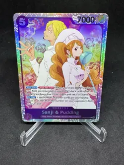 One Piece EB02-035 25th Anniversary Sanji & Pudding SR English - Image 1