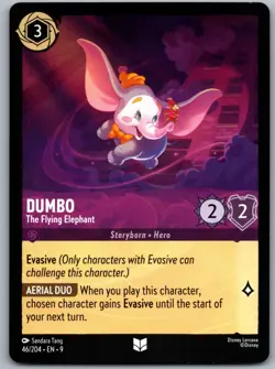 Dumbo - The Flying Elephant 46/204 Uncommon Fabled NM Lorcana Disney - Image 1
