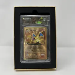 2021 Pokemon Celebrations UPC CHARIZARD GOLD METAL #4 PUREGRADEDX GEM MINT 10 - Image 1