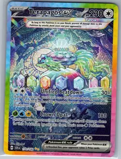 Terapagos ex 170/142 SIR SV07: Stellar Crown - Pokemon Card - NM - Image 1