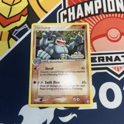 Machamp 9/92 EX Legend Maker Pokemon Card Reverse Holo Foil Rare - Image 2