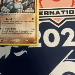 Machamp 9/92 EX Legend Maker Pokemon Card Reverse Holo Foil Rare - Image 5