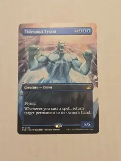 MTG Magic The Gathering Tidespout Tyrant Anime Borderless Commander - Image 1