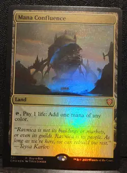 MTG Commander Legends Buy-a-box Promo Mana Confluence 721 Foil Alt Art LP-NM - Image 2