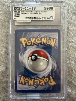 Rapidash 51 Black Star Promo Pokemon Center New York CGC 10 Gem Mint 2002 - Image 2