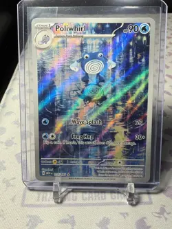 Poliwhirl 176/165 Illustration Rare Full Art Pokemon TCG Scarlet & Violet 151 - Image 1