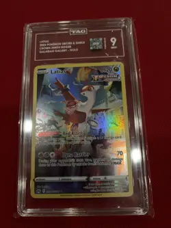2023 POKEMON CROWN ZENITH LATIAS GALARIAN GALLERY HOLO GG20/GG70 MINT TAG 9 - Image 1