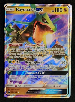 2018 Pokemon Celestial Storm Rayquaza GX #109/168 EX-NM - Image 1