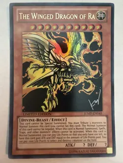 The Winged Dragon of Ra Yugioh Shonen Jump Promo - JUMP-EN045 NM - Image 1