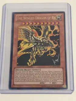 The Winged Dragon of Ra Yugioh Shonen Jump Promo - JUMP-EN045 VLP NM UP - Image 1