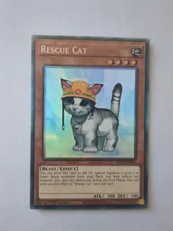 Rescue Cat 1st Edition Prismatic Collector's Rare RA02-EN001 Yu-Gi-Oh! - Image 1